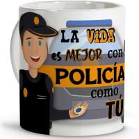 Taza Policía Local y Nacional – Tazas Originales y Personalizadas para Regalar – Regalo Único para Policías – Taza de Cerámica 330 ml – Detalle Perfecto para Profesionales de la Policía - details 2