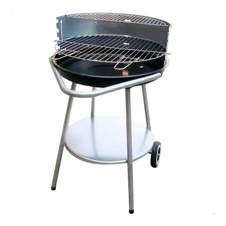 Barbacoa de carbón Aktive Barbecue 2 parrillas 4 alturas inox - 1