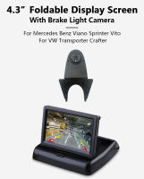 Cámara De Visión Trasera Y Luz De Freno Para Mercedes Benz Viano Sprinter Vito VW Transporter Crafter Con Pantalla De 4.3 Pulgadas Instalación Directa - details 0