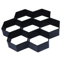 Molde De Concreto Para Jardín One Piece Bloque De Paving DIY Hacer Camino De Plástico Molde De Cemento 30*30*4cm - details 0