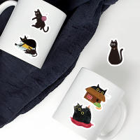 Pegatinas De Gato Negro Etori Life 45pcs/Box Impermeables Para Computadora Y Scrapbooking Estación Creativa De Suministros De Oficina - details 9