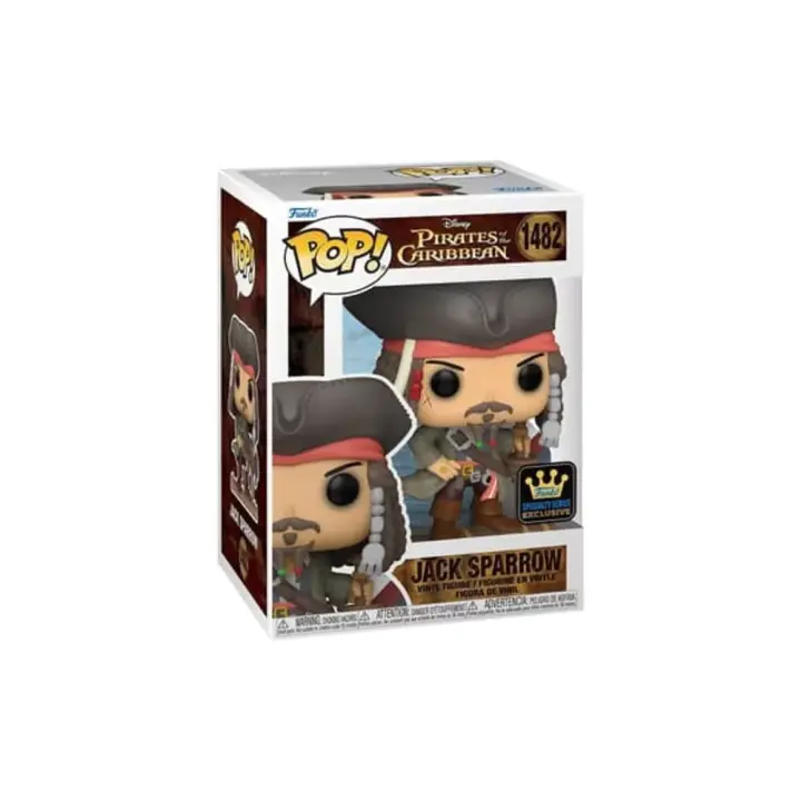 Funko Pop Disney Piratas Del Caribe Jack Sparrow Specialty Series Exclusive 1482 Figura Coleccionable - 1