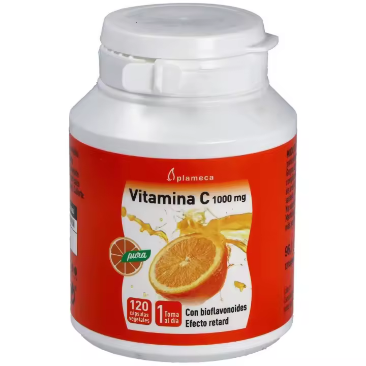 Plameca Vitamina C Pura 1000Mg 120Caps Vegs - 1