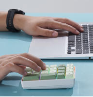 Teclado Mecánico K21 De 21 Teclas Con Conexión BT/2.4Ghz/USB-C Iluminación Colorida Interfaz Completa Para PC Y Laptops - details 18