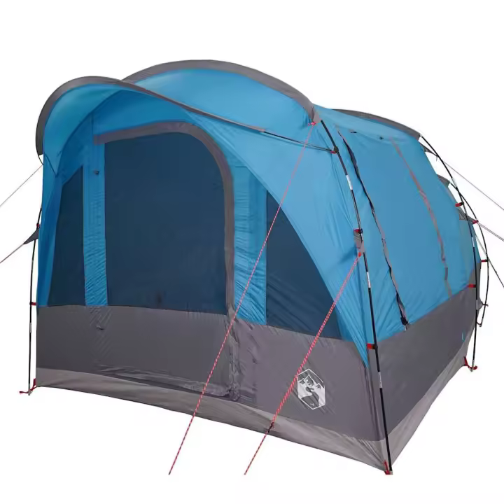 vidaXL Tienda de campaña túnel para 3 personas impermeable azul - 1