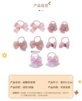 10pcs Accesorios Para El Cabello Para Niñas Lacos Aesthetic Bandas Elásticas Infantiles Headbands Lindas Multifuncionales Para Exterior Floral - details 5