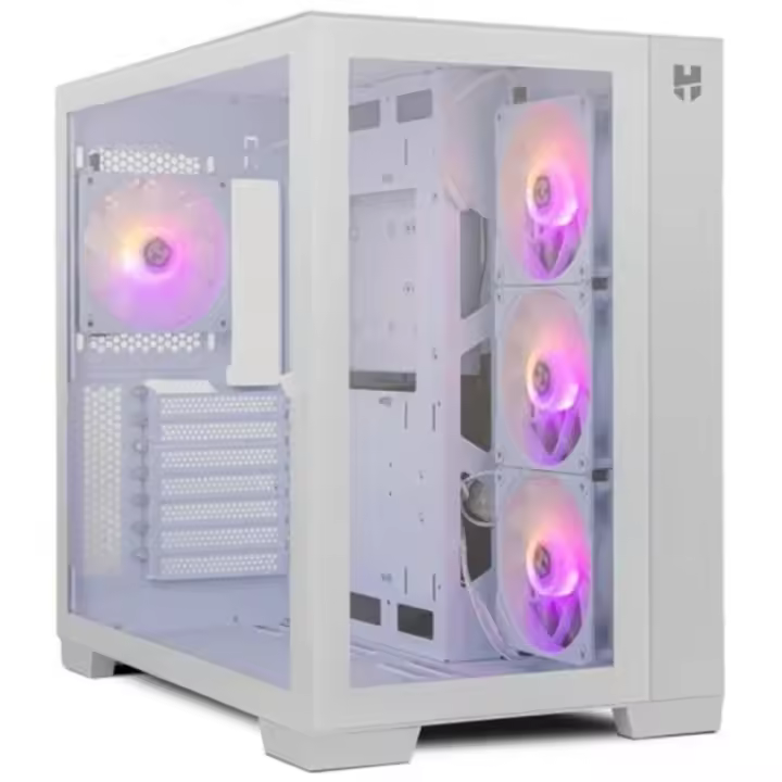 Caja ordenador gaming nox hummer astra 2 x usb 3.0 1 x usb tipo c blanca - 1
