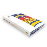 Real Madrid C.F. Juego de Sábanas Real Madrid CF - Verano | Licencia Oficial | Diseño Escudo Centrado | Fondo Azul Marino | 50% Algodón/50% Poliéster - details 2