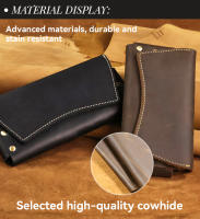 Bolsa De Cintura Para Hombre De Cuero Genuino Retro 1 Pieza Dos Maneras De Usar Con Clip De Cuero Multifuncional Bolsa De Teléfono Zero Monedero - details 8