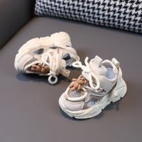 Zapatos Deportivos Transpirables Para Niños Y Niñas Con Suela Suave Para Primavera Otoño Caminar Y Correr Zapatos Casuales De PU Para Edad 7-13 - details 10