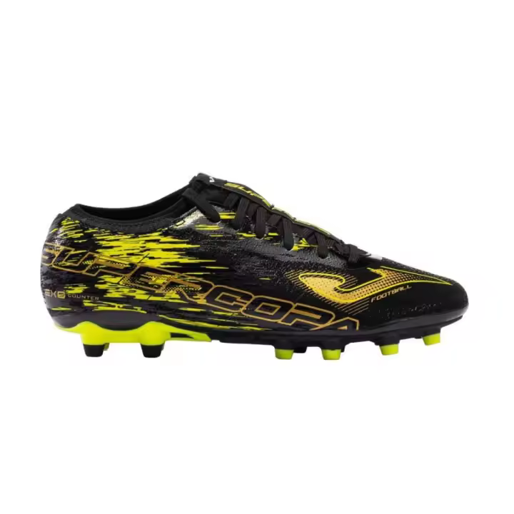 Zapatilla Joma Supercopa Negro Amarillo - 1