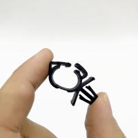 50x Clip De Enchufe Para Cableado De Coche Retenedor De Ruta Fijador De Tubo Corrugado Abrazadera De Cable Soporte De Tubo De Aceite Barra Transversal De Tubo De Goma - details 3