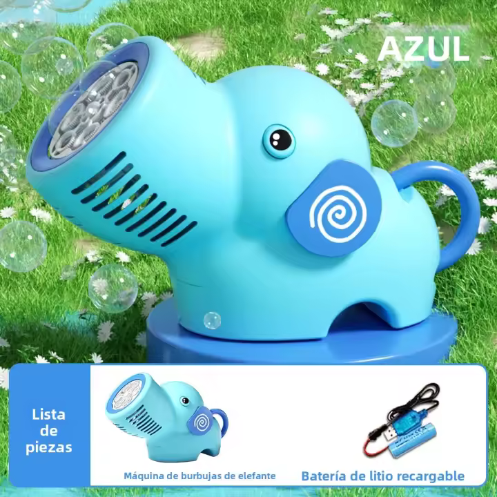 Pistola De Burbujas Portátil Para Niños Y Niñas Máquina De Burbujas De Jabón Eléctrica Para Fiestas Al Aire Libre Regalo Para Niños - 1