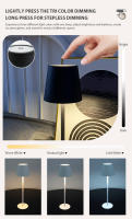 Lámpara De Mesa Inalámbrica LED Recargable Con Sensor De Toque Luz Nocturna Para Lectura Decoración De Hotel Bar Restaurante Dormitorio - details 3