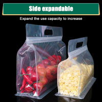 5Pcs Contenedor De Alimentos De Silicona Hermeticamente Sellado Reutilizable Con Soporte Portátil Saco De Cierre Para Frescar - details 2