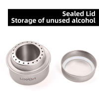 Estufa De Camping Portátil Mini Ligera De Ti Para Combustible Álcool Eficiente Y Segura Para Actividades Al Aire Libre Y Acampar - details 6
