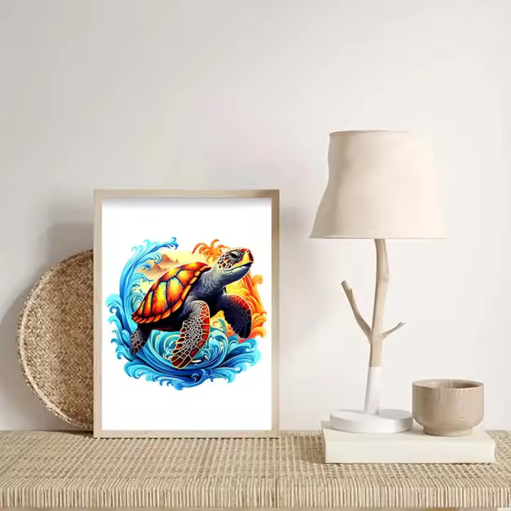 Puzzle De Tortuga De Madera En Forma Irregular Regalo Para Agradecimiento Y Navidad Reducción Del Estrés Adulto Juego De Rompecabezas Personalizado - 1