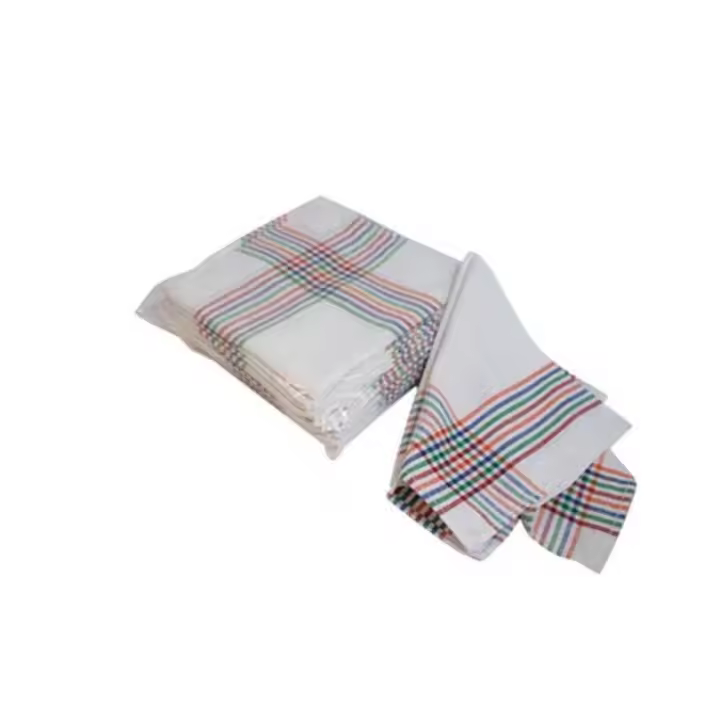 PAÑO COCINA. Juego de 12 Paños  de cocina profesional Hosteleria.Paños de Cocina de Sarga  Algodón, Especiales para Vajillas | Absorbentes, Suaves y Duraderos | 56x 56 cm | BLANCOS| Fabricados en ESPAÑA.TEXTILHOTEL. España. PACK 12 UDES. - 1