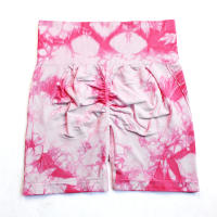 Shorts De Yoga Push up Sin Costuras Para Mujer Cintura Alta Deporte Fitness Verano Correr Ciclismo Gimnasio Shorts De Moda - details 26