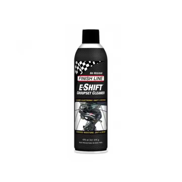 FINISH LINE | Desengrasante De Cambios Y Componentes Electrónicos E-Shift 265ml - Lubricante Finish Line Componentes Electrónicos
Limpia con seguridad cualquier sistema de cambio electrónico de la - 1