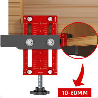 Juego De Herramientas Para Montaje De Puertas De Armario Con Soporte Y Abrazadera Cuerpo De Aleación De Aluminio Para Instalación De Armarios Con Marco O Frameless - details 2