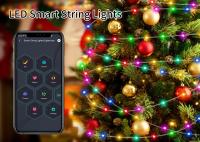 Luces LED Bluetooth Para Navidad Y Fiestas USB 5V Dreamcolor WS2812B RGBIC Addressable Guirnalda De Hadas Para Decoración De Bodas Y Fiesta - details 0