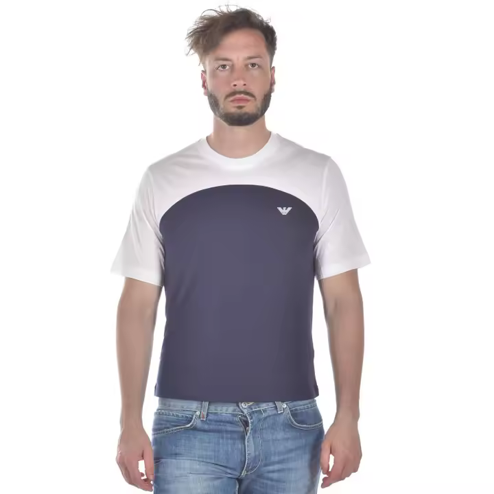 Camiseta Emporio Armani Algodón Hombre Azul Oscuro 3Z1T731JPZZ 922 - 1