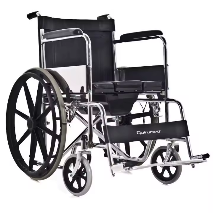 Silla de Ruedas con Asiento WC acolchado Ortoprime Ortoprime - 1