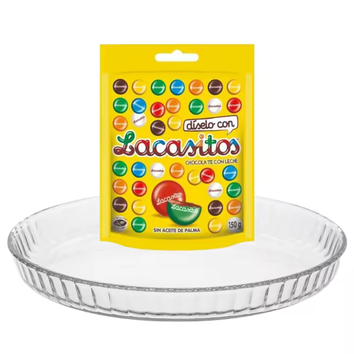 Pack repostería:LACASITOS DOYPACK 150G+Plato De Tarta De Vidrio 27 cm - 1