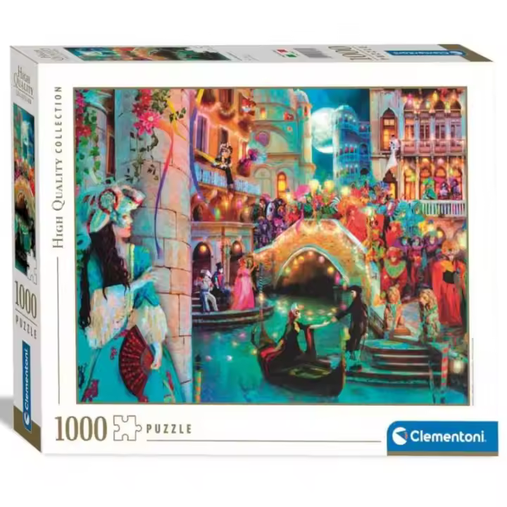 Puzzle 1000 Piezas Luna de Carnaval en Venecia Clementoni - 1