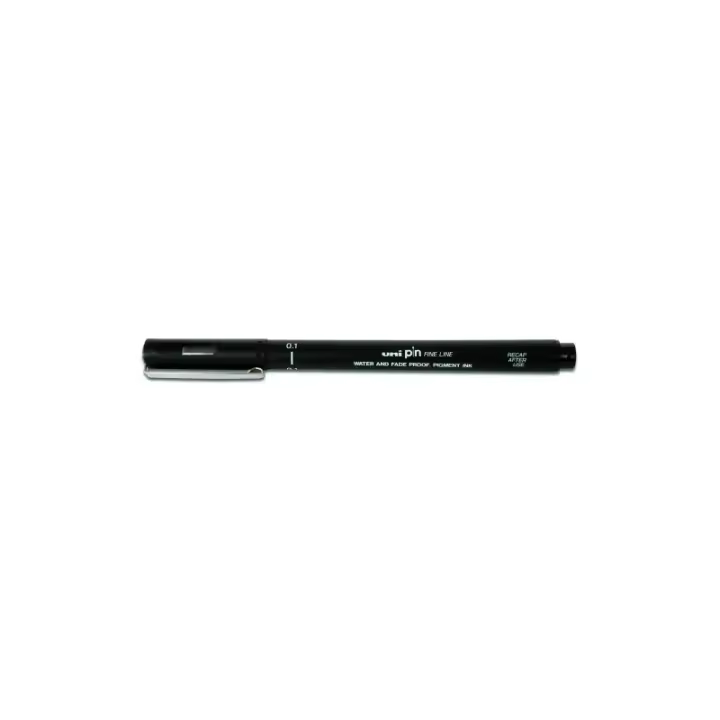 Uni-Ball - ROTUL.UNI PIN MANGA 0,1 mm NEGRO - Pack de 12 unidades 389171000 - 1