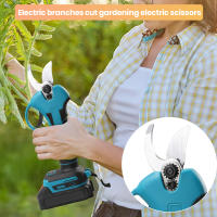 30MM Tijeras de podar eléctricas sin escobillas para jardín, herramienta inalámbrica para árboles frutales, bonsái, batería Makita de 18V,Batería de litio recargable de gran capacidad,Con caja de herramientas de plástico - details 4