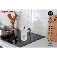 Cafetera Aluminio Italiana De Induccion Quttin Apto Todo Tipo De Cocinas Moka Express - details 2