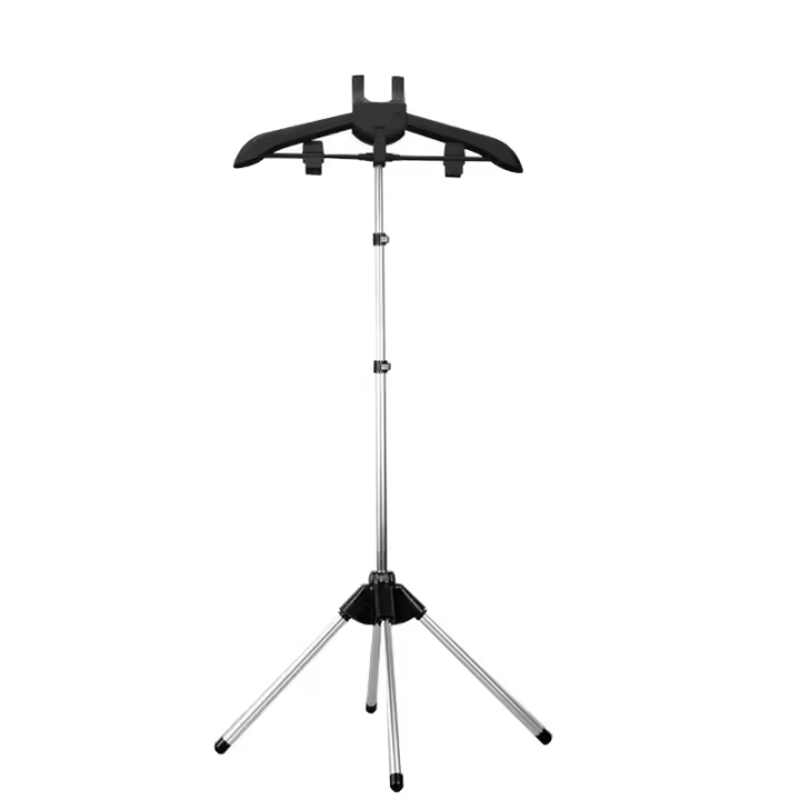 Soporte de vapor-Percha de ropa para ropa al vapor, Soporte de vapor para Ropa, Soporte de vaporizador telescópico plegable, Tidedero de mano Standi - 1