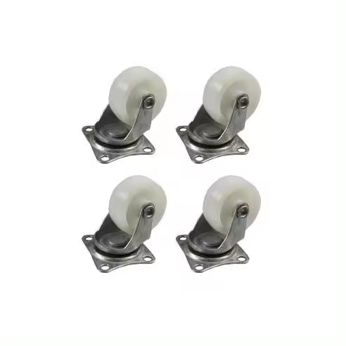 Edm Set 4 Ruedas Blancas 50mm Alta Resistencia - 1
