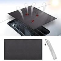 1Pc Cubierta De Sombrilla Para Techo Solar Automóvil Universal Malla Magnética Plegable Protector Solar De Verano Para Interior Del Coche - details 5