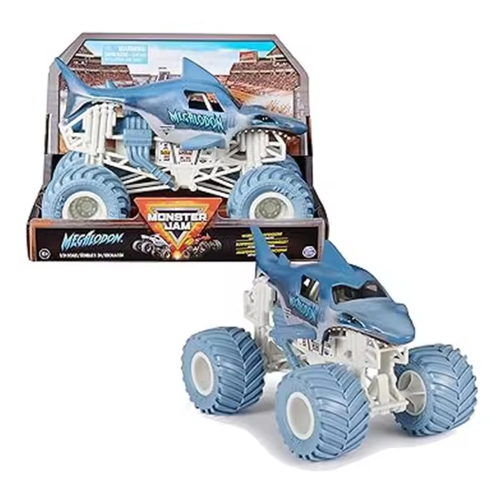 Monster Jam Monster Truck Megalodon Oficial Escala 1:24 Edición 1 6069138 - 1