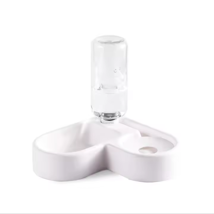 Tazón Automático Para Perros Y Gatos Gran Capacidad Dispensador De Agua Y Alimento Para Mascotas Material Plástico - 1