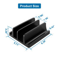 Soporte Vertical Para Portátil Con 3 Ranuras Soporte De Escritorio Para MacBook Tableta Y Teléfono Estación De Enlace Universal - details 6