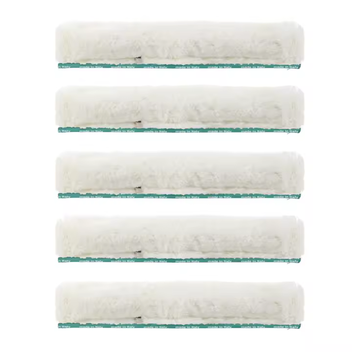 Vello Blanco de poliéster de 35 cm. - 1