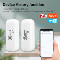 Sensor Inteligente De Temperatura Y Humedad Tuya Para El Hogar Compatible Con Alexa Y Google Home Monitorización WiFi/Zigbee - details 12