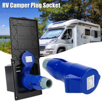 Kit De Accesorios Para Caravana Con Enchufe Y Cubierta Impermeable 220-240V 16A CargadorFlush Herramientas Para RV Camping Mar Y Barco - details 0