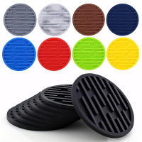Alfombrillas De Silicona Redondas De 10cm Resistentes Al Calor Para Tazas De Té Y Café Tapete Para Bebidas Fundas Para Vajilla Decoración De Mesa - details 2