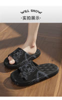 Zapatillas De Hombre De Talla Grande 48 Graffiti Con Suela EVA Para Interior Y Playa Sandalias Planas Con Diseño De Dibujos Animados - details 6