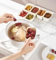 Caja De Aperitivos Portátil Con 8 Compartimentos Y Tapa Contenedor De Alimentos Para Bocadillos Frutas Nueces Y Dulces Material PET+PE Estilo Clásico - details 6