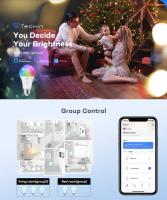 Bombillas LED Teckin RGB Regulables por Wi-Fi 7,5W 800Lm - details 4