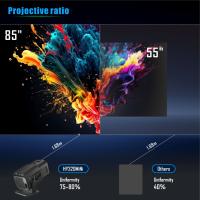 HY320mini Proyector 4K para Android - Enchufe UE, 720P Nativo, 280 Lúmenes ANSI, WiFi6, Pantalla Portátil con Calidad de Cine y Control Remoto - details 14