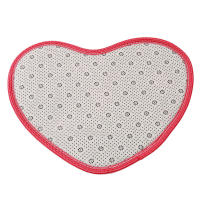 Alfombra De Piso En Forma De Corazón Amor 30x40cm Antideslizante Suave De Microfibra Para Baño Dormitorio Sala De Estar Moderna - details 1
