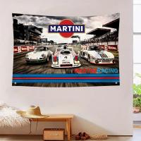 Bandera De Carreras De Coches Martini Para Decoración De Habitaciones Y Exterior Con Cuatro Agujeros Decoración De Sala De Trabajo - details 6