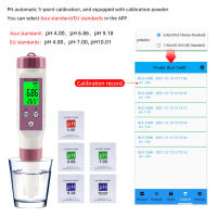 Medidor De Calidad Del Agua 7 En 1 APWIKOGER Con Escala De 0-14 Para Acuarios Y Piscinas Medición De pH ORP Salinidad TDS Temporada Y Salinidad - details 7